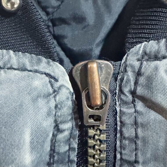 Vintage Los Angeles Raiders Bomber Jacket Nutmeg Mens Large Gray NFL Football - Picture 4 of 10